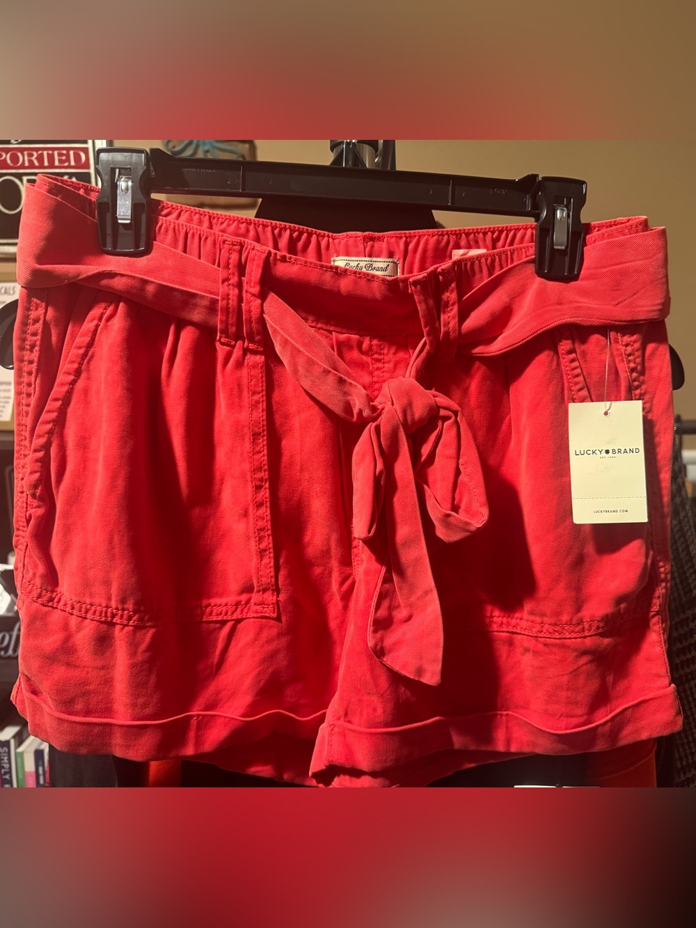Lucky Brand Tie Waist Shorts